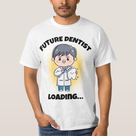 将来の歯医者さんTシャツ Tシャツ (正面)