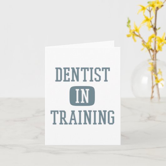 将来の歯科医学生の教育における歯科医師 カード (黄色い花)