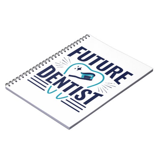 将来の歯科医師歯科学校卒業式 ノートブック (左側)