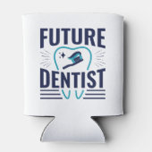 将来の歯科医師歯科学校卒業式 缶クーラー (裏面)