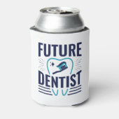 将来の歯科医師歯科学校卒業式 缶クーラー (缶裏面)