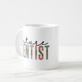 将来の歯科医師歯科学生の歯科医師のトレーニング コーヒーマグカップ (正面左)