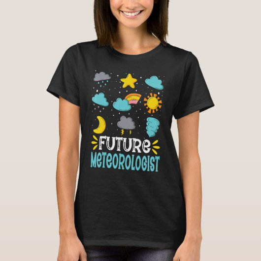 将来の気象学学生メテロール Tシャツ (正面)