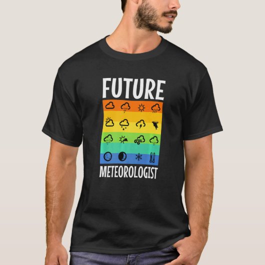 将来の気象学者 Tシャツ (正面)