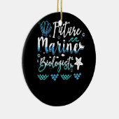 将来の海洋生物学者 セラミックオーナメント (右)