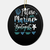 将来の海洋生物学者 セラミックオーナメント (左)