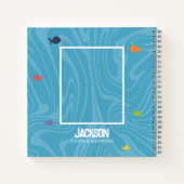 将来の海洋生物学者 フォト スパイラル ノートブック (裏面)