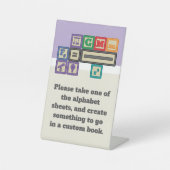 将来の物理学者のブロック台座徴候 台座サイン (正面)