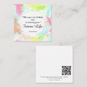 *~将来の生活水彩引用文AP62ノートカード ノートカード (正面/裏面)