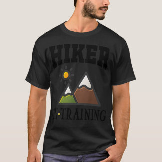 将来の登山トレーニー 可愛い Tシャツ