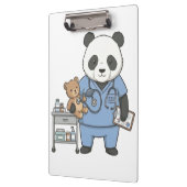 将来の看護師パンダ: かわいい医学生 クリップボード (左)