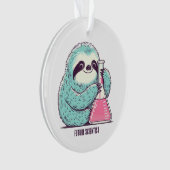 将来の科学者のナマケモノ オーナメント (正面)