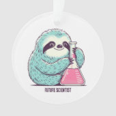 将来の科学者のナマケモノ オーナメント (正面)