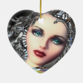 将来の美しい セラミックオーナメント (裏面)