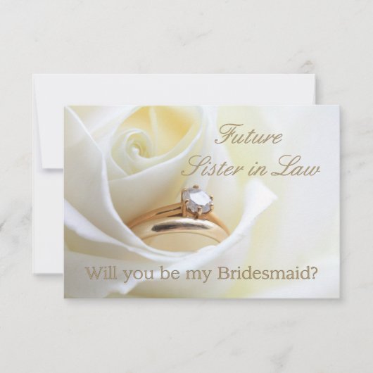 将来の義理の妹は花嫁になってください 招待状 (正面)