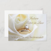 将来の義理の妹は花嫁になってください 招待状 (正面/裏面)