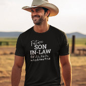 将来の義理の息子BVグルーム結婚ズ Tシャツ