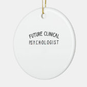 将来の臨床心理学者 セラミックオーナメント (左)