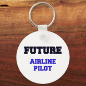 将来の航空会社パイロット キーホルダー (正面)