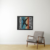 将来の航空機の整備士 タペストリー (インサイチュ(横))