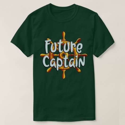 将来の船長 Tシャツ (デザイン正面)