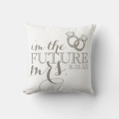 将来の花嫁のためのダイヤモンドエンゲージリング クッション (正面)