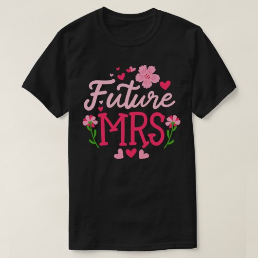 将来の花嫁パーティー ウェディング Tシャツ (デザイン正面)