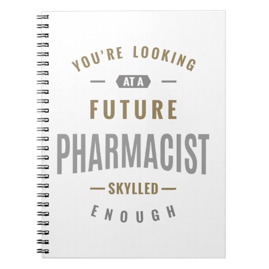 将来の薬剤師ギフトアイディア ノートブック (正面)