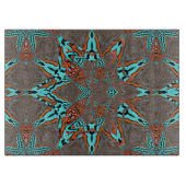 将来の複雑さのフラクタル星 カッティングボード (正面)