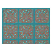 将来の複雑さのフラクタル星 テーブルクロス (正面(横))