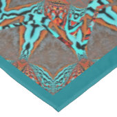 将来の複雑さのフラクタル星 テーブルクロス (アングル)