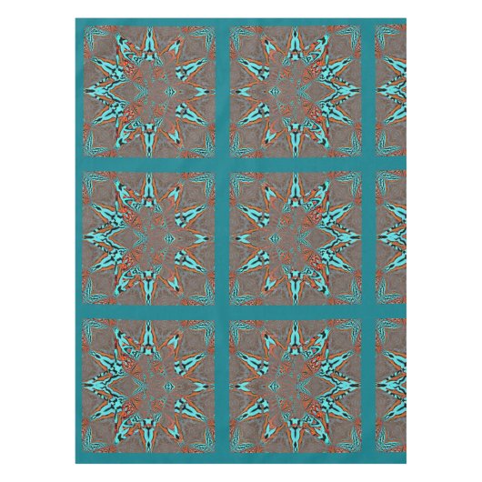 将来の複雑さのフラクタル星 テーブルクロス (正面)