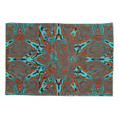 将来の複雑さのフラクタル星 枕カバー (裏面-左)