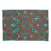 将来の複雑さのフラクタル星 枕カバー (正面左)