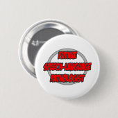 将来の言語病理学者 缶バッジ (正面&裏面)