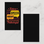 将来の言語病理学者Logopedics 名刺 (正面/裏面)
