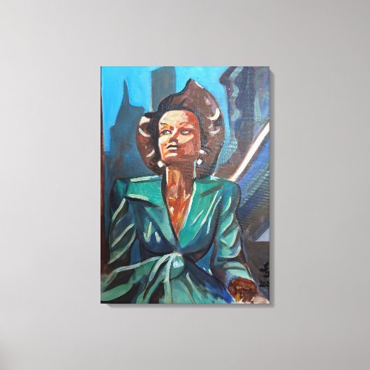 将来の話 キャンバスプリント (正面)