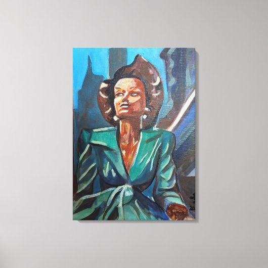 将来の話 キャンバスプリント (正面)