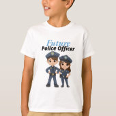 将来の警察官 Tシャツ (正面)