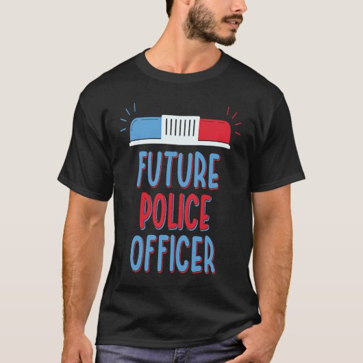 将来の警察官 Tシャツ (正面)