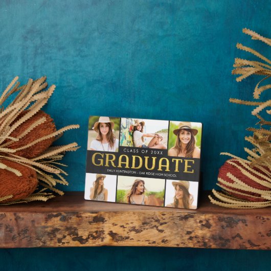 将来の輝く写真卒業記念碑 フォトプラーク (側面)