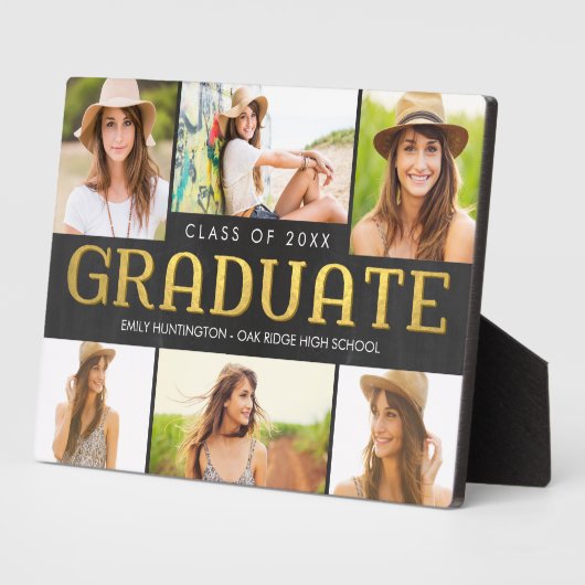 将来の輝く写真卒業記念碑 フォトプラーク (側面)