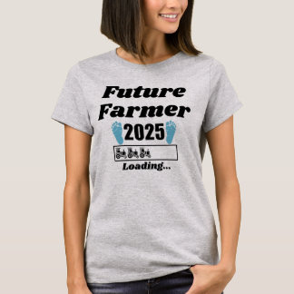 将来の農家2025ベビー発表Tシャツ Tシャツ