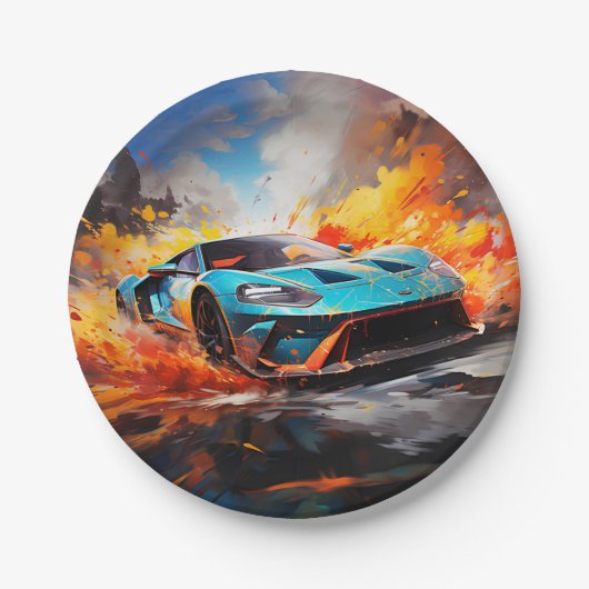 将来の速度 ペーパープレート (正面)