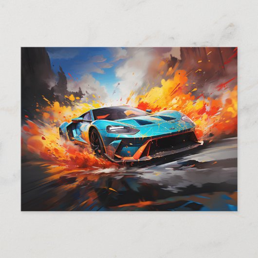 将来の速度 ポストカード (正面)