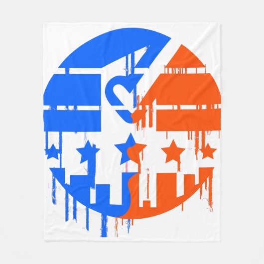 将来の選択 フリースブランケット (正面)