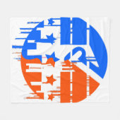 将来の選択 フリースブランケット (正面(横))