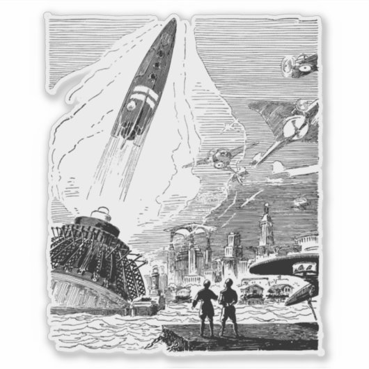 将来の都市 シール (正面)