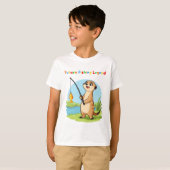 将来の釣り伝説 キッズTシャツ – かわいい Tシャツ (正面フル)