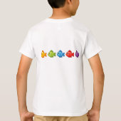 将来の釣り伝説 キッズTシャツ – かわいい Tシャツ (裏面)